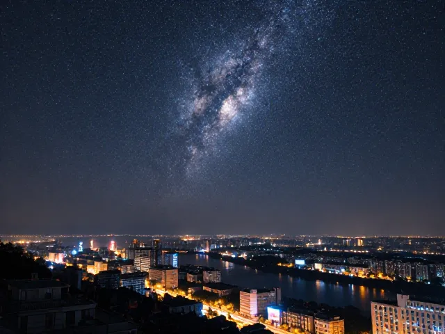 城市夜景流光的参数控制与光影艺术