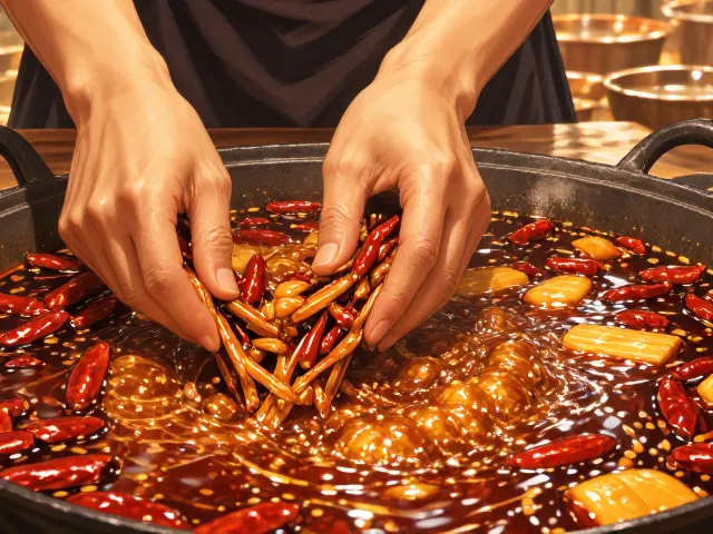 火锅底料制作教程，爆炒风味起锅补味技巧