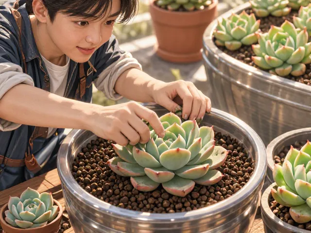 上盆操作与后期养护要点