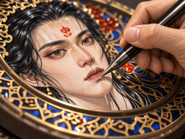 珐琅片镶嵌填缝补平技巧，如何确保纹样线条清晰？