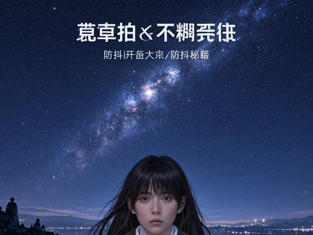 长曝光拍星空，大底，防抖开启，夜拍不糊秘籍