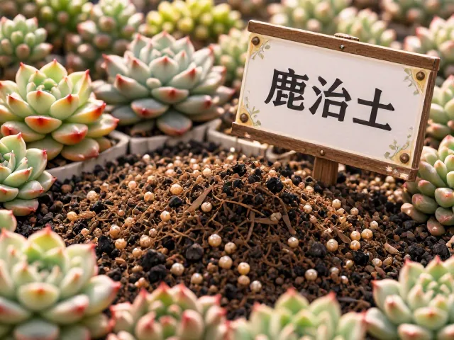 新手懒人通用多肉配土配方大全，鹿沼土铺面，标签牌指南