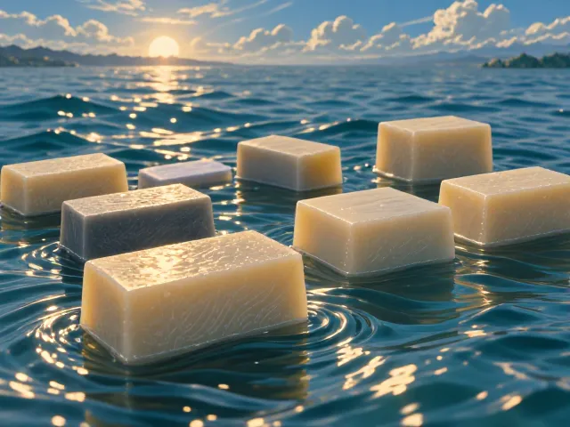 海洋清新冷制皂配方,按油重计算香气融入全流程指南