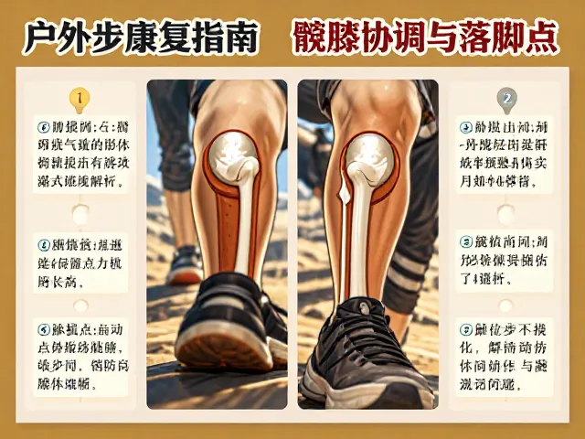 户外徒步康复指南,髋膝踝协调与落脚点注意,预防损伤全解析
