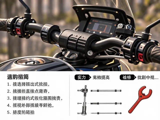 ADV车型手把加高垫块,螺栓固定式安装指南与选购推荐