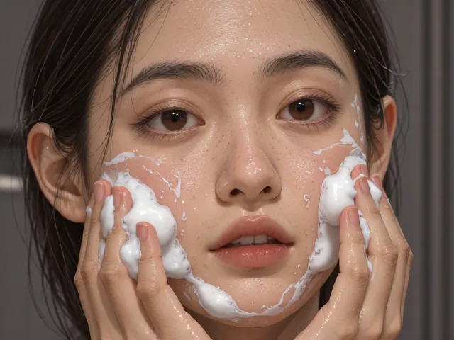 交替出油怎么护肤？泛醇洁面泡沫细腻易冲洗，清爽控油不紧绷