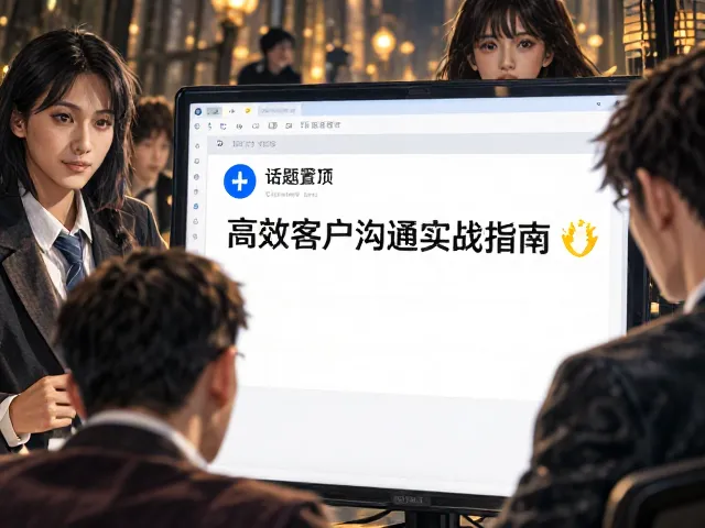 飞书文档协作,话题置顶,高效客户沟通实战指南