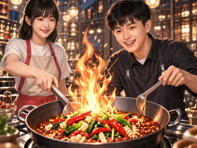 火候掌控与爆炒流程解析