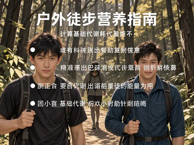户外徒步营养指南，计算基础代谢消耗，睡前少量加餐助恢复