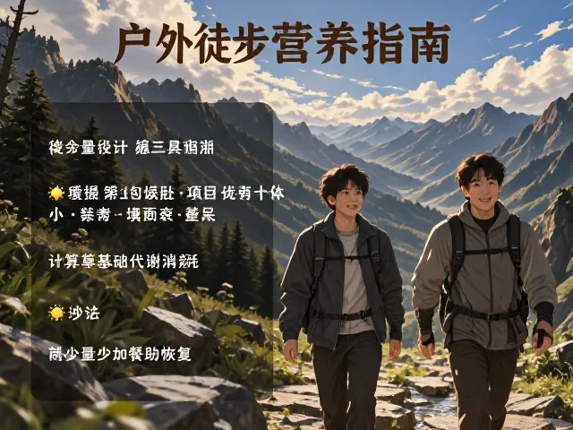 徒步期间营养密度与宏量营养素配比