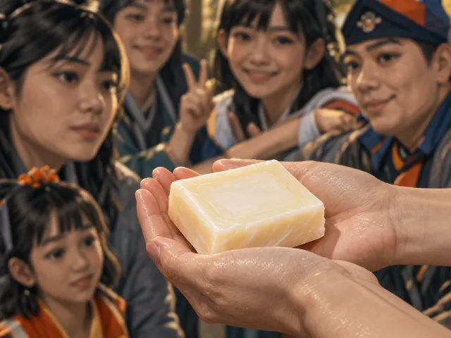 劳作后手洁用啥？便携小块皂，全家日常清洁好帮手