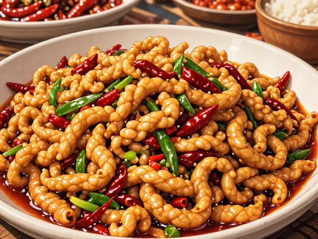 重庆江湖菜中的鱼香肉丝：重油重味的味觉冲击