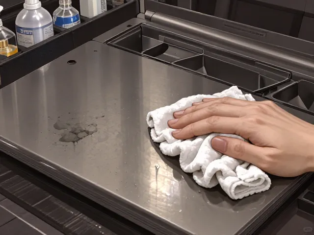 笔记本电脑仓体分隔内袋脏了？湿布擦拭表面清洁指南