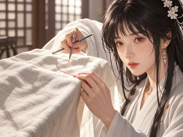 纯棉刺绣汉服用线指南