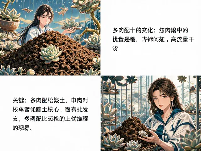 多肉配土松针土优缺点详解，铺面石怎么选？高流量干货
