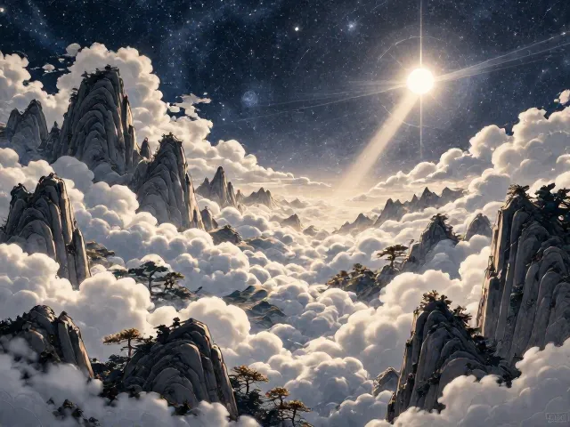 日月星辰映云山叠嶂,探秘工艺与材质兼优的绝美设计
