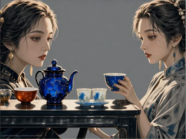 山东淄博艺术琉璃茶具,日用观赏与收藏陈设指南