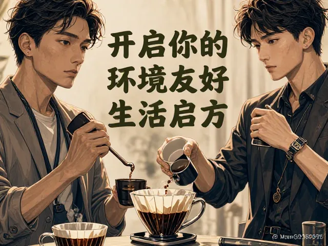 构建日常场景中的绿色咖啡仪式