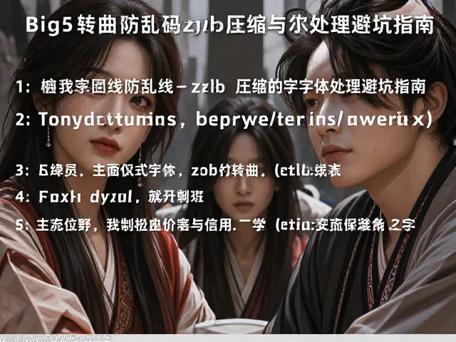字体处理与转曲前的标准化流程