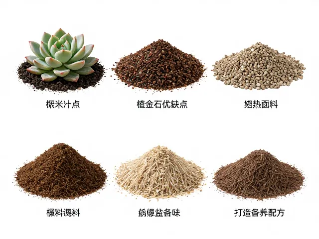 各类基础配土原料的功能解析
