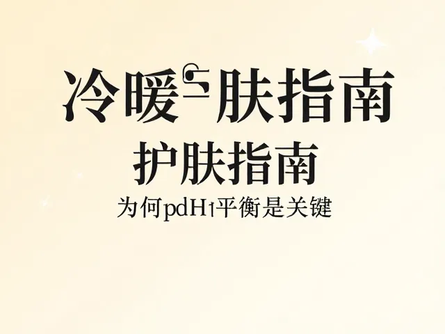 冷暖交替期护肤指南，为何要先打湿肌肤？pH值平衡是关键
