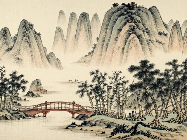 内画山水通景构图，文玩把赏的极致美学与鉴赏指南