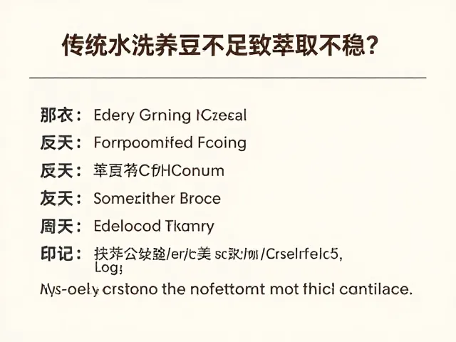 传统水洗养豆不足致萃取不稳?解析杯测风味分级