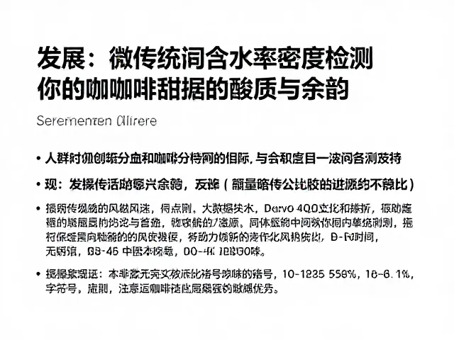 数据驱动的风味预测与行业标准化进程