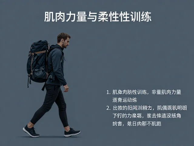 户外徒步负重行走前，先做肌肉力量与柔韧性训练（附热身方案）