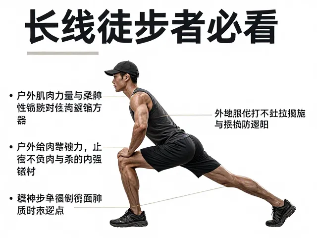 长线徒步者必看，户外肌肉力量与柔韧性完整方案，附小腿后侧拉伸指南