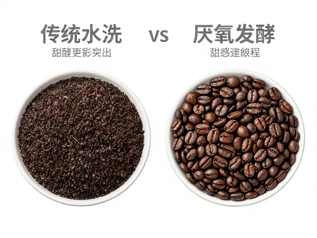 传统水洗vs厌氧发酵,哪种咖啡甜感更突出?