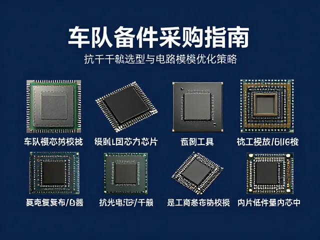 车队备件采购指南,高抗干扰芯片选型与电路模块优化策略