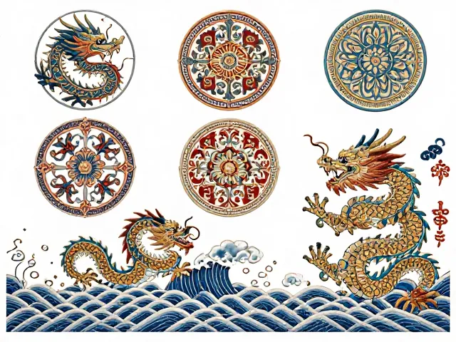 海水江崖纹样的吉祥寓意与视觉构图逻辑