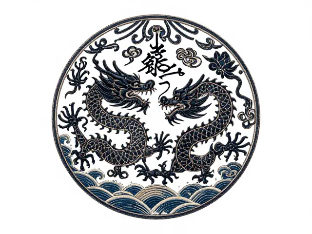 圆形团花式的对称美学与中心构图优势