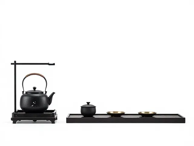 新中式茶漏架与干泡台的材质共生逻辑
