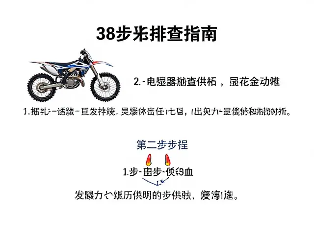 越野摩托车电喷故障灯亮?显示屏诊断与3步排查指南