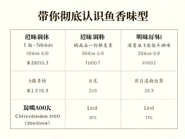关键调料的选择与预处理逻辑