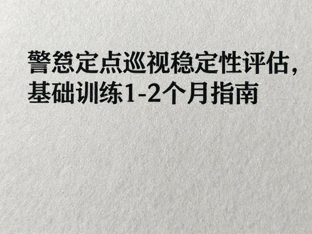 警戒定点巡视稳定性评估，基础训练1-2个月指南