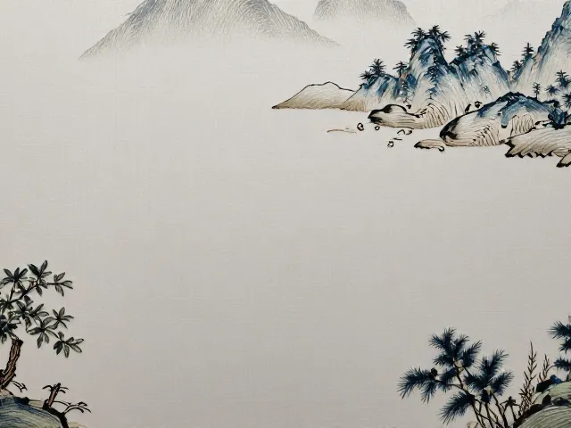 粤绣山水工笔纹样保养，轻拂除尘指南，让传世之美历久弥新