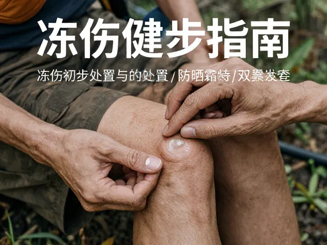 户外徒步健康指南,冻伤初步处置与防晒霜使用全科普