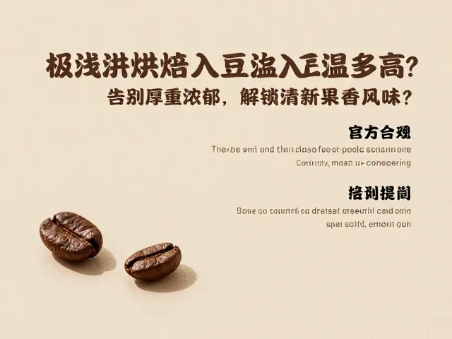 极浅烘焙入豆温多高？告别厚重浓郁，解锁清新果香风味