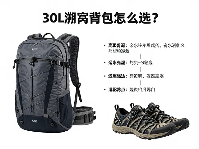 30L溯溪背包怎么选？亲水游玩必备装备与溯溪鞋推荐