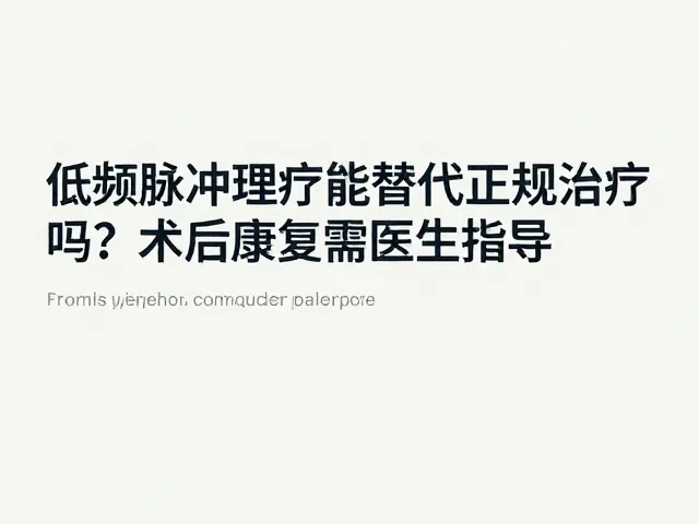低频理疗在综合治疗体系中的从属地位