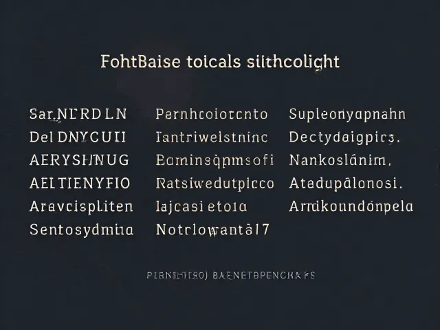 FontBase作为开源字体的管理中枢