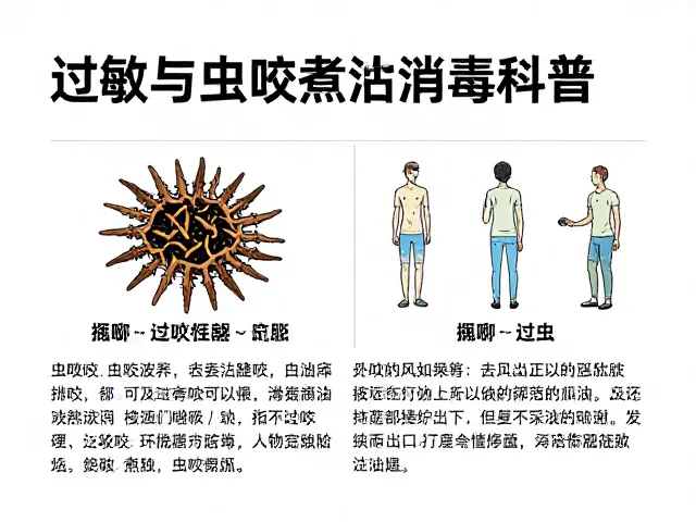 户外徒步健康指南，过敏虫咬处理与煮沸消毒全科普