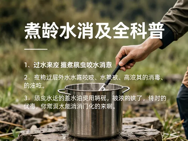 野外水源安全的煮沸消毒标准