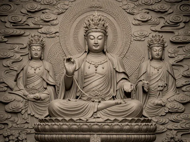 神像造像定制,祥云纹融入宗教文化空间,打造庄严美学空间