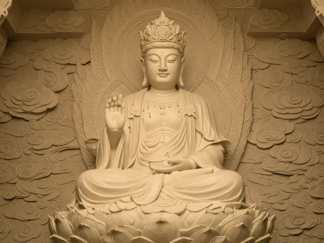 神像造像定制,祥云纹融入宗教文化空间,打造庄严美学空间