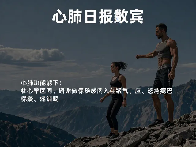 高效提升心肺功能指南:从心率区间到训练强度的进阶路径