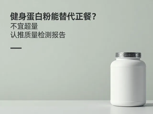 健身蛋白粉能替代正餐？专家，不宜超量，认准质量检测报告